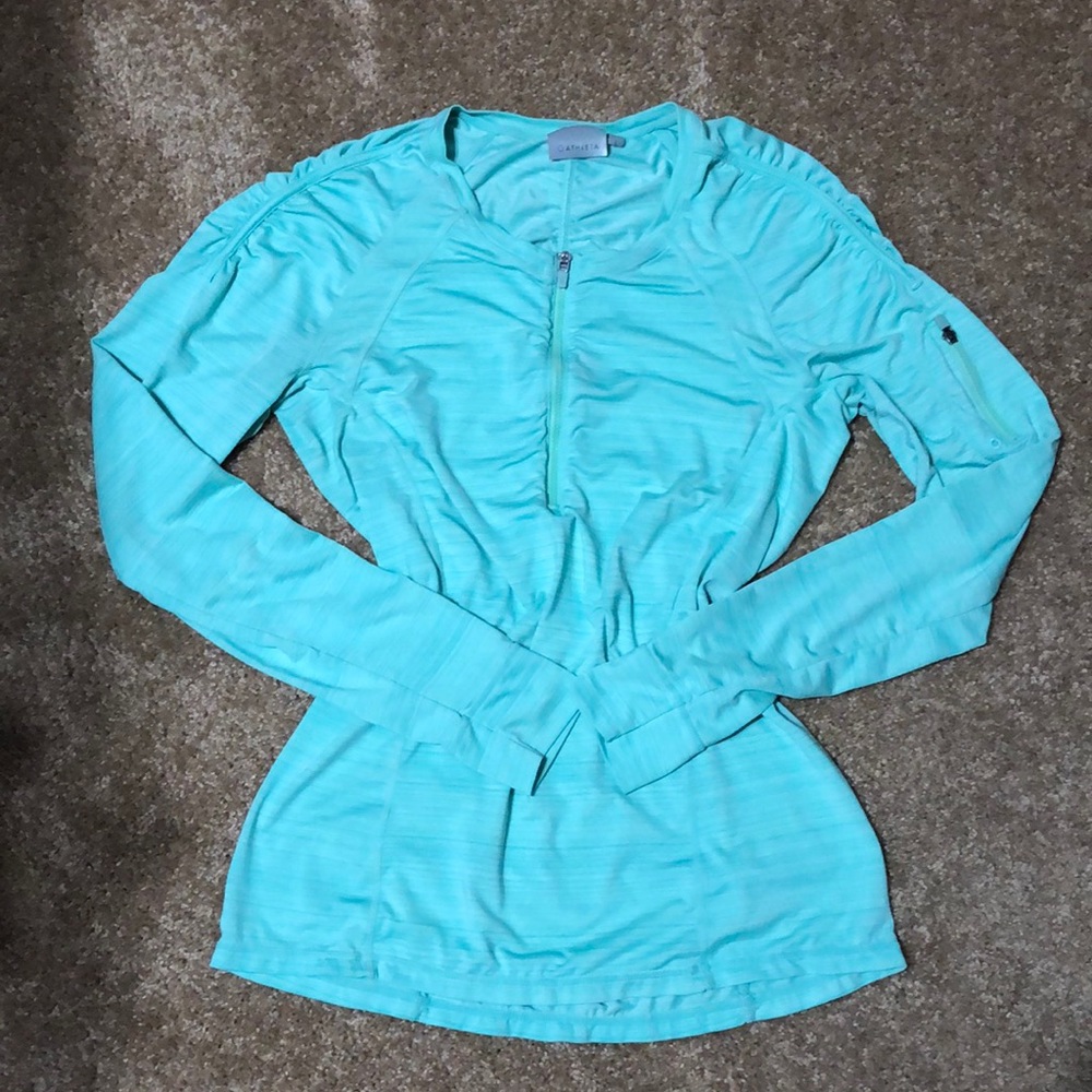 Athleta 1/4 zip long sleeve top